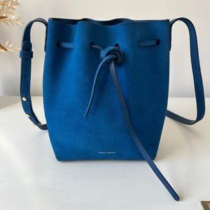 Mansur Gavriel Suede Mini Bucket Bag